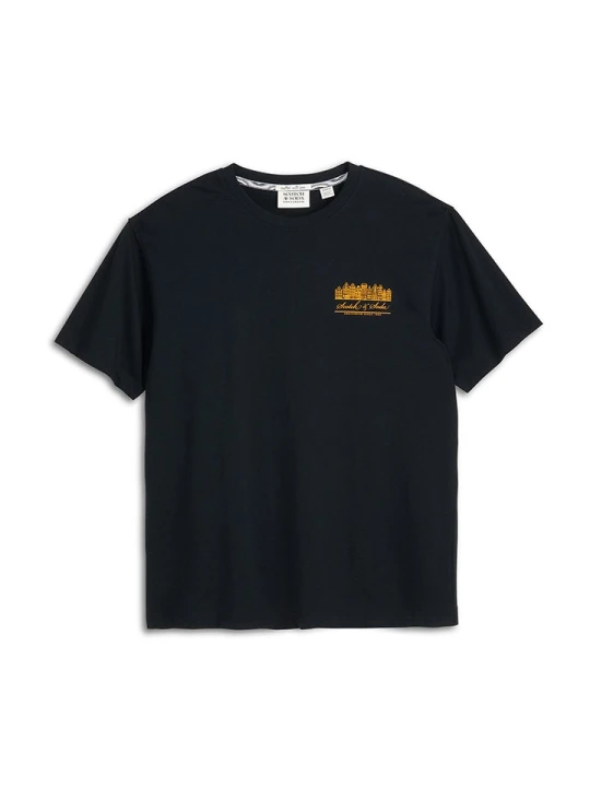 Zdjęcie produktu Scotch & Soda Koszulka w kolorze czarnym rozmiar: S
