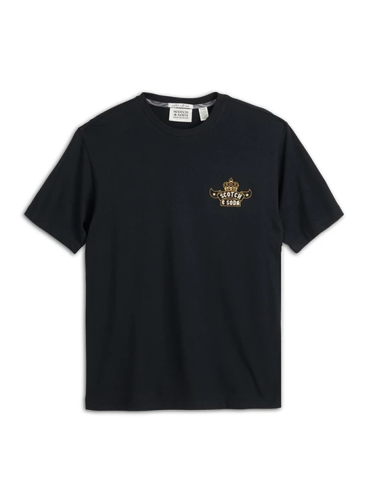 Zdjęcie produktu Scotch & Soda Koszulka w kolorze czarnym rozmiar: S