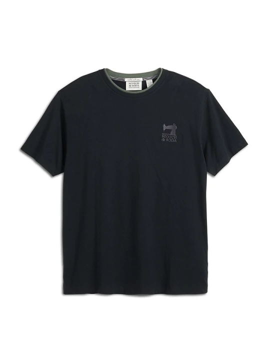 Zdjęcie produktu Scotch & Soda Koszulka w kolorze czarnym rozmiar: S