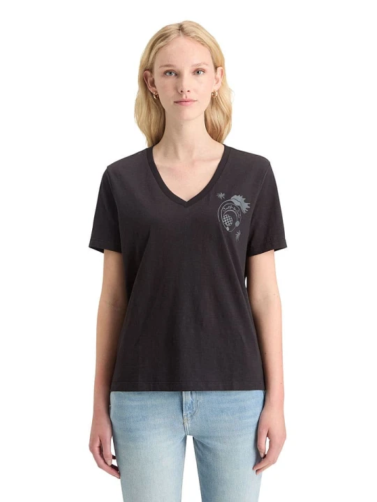 Zdjęcie produktu Scotch & Soda Koszulka w kolorze czarnym rozmiar: M