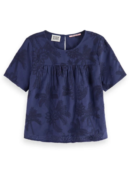 Zdjęcie produktu Scotch & Soda Koszulka w kolorze granatowym rozmiar: 140