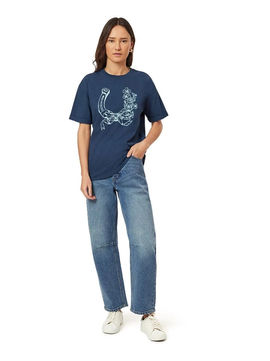 Zdjęcie produktu Scotch & Soda Koszulka w kolorze granatowym rozmiar: M