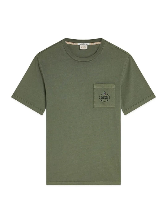 Zdjęcie produktu Scotch & Soda Koszulka w kolorze khaki rozmiar: L