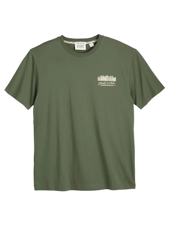 Zdjęcie produktu Scotch & Soda Koszulka w kolorze khaki rozmiar: M