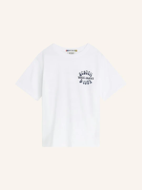 Zdjęcie produktu Scotch & Soda Koszulka weiss BIAŁY