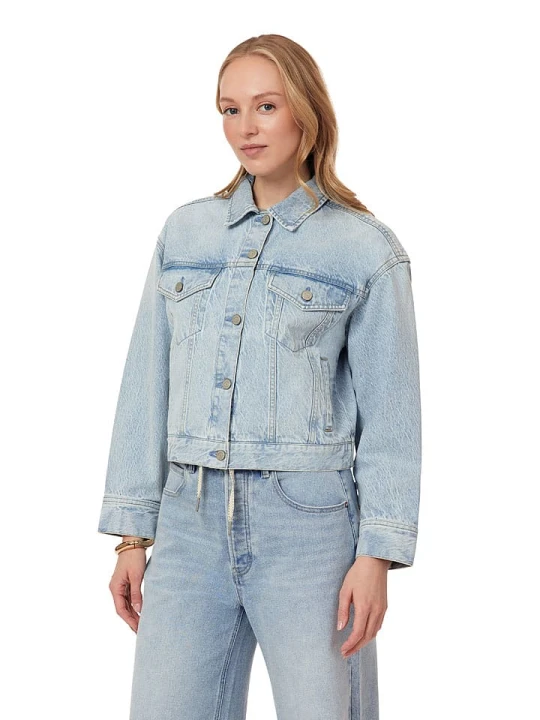 Zdjęcie produktu Scotch & Soda Kurtka dżinsowa w kolorze błękitnym rozmiar: M