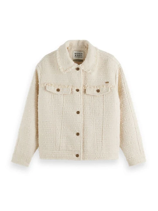 Zdjęcie produktu Scotch & Soda Kurtka koszulowa w kolorze kremowym rozmiar: L
