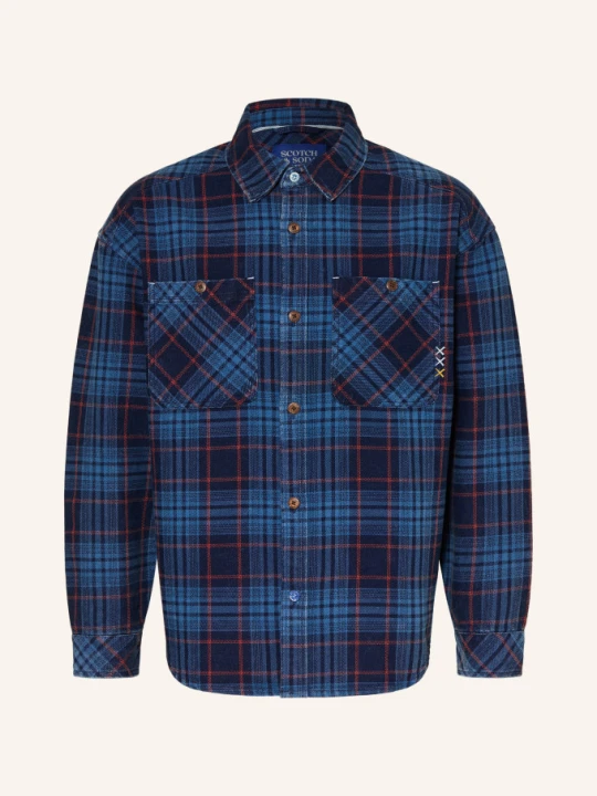 Zdjęcie produktu Scotch & Soda Luźna Koszula Wierzchnia Dżinsowa blau niebieski