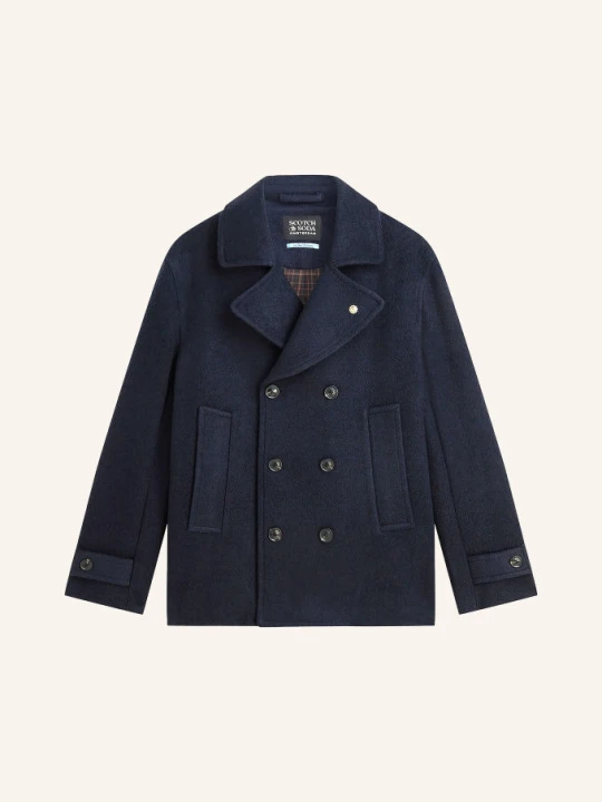 Zdjęcie produktu Scotch & Soda Płaszcz Bosmański blau GRANATOWY