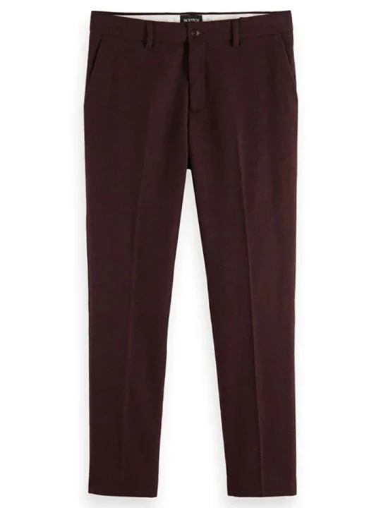 Zdjęcie produktu Scotch & Soda Spodnie chino w kolorze ciemnobrązowym rozmiar: W33/L32