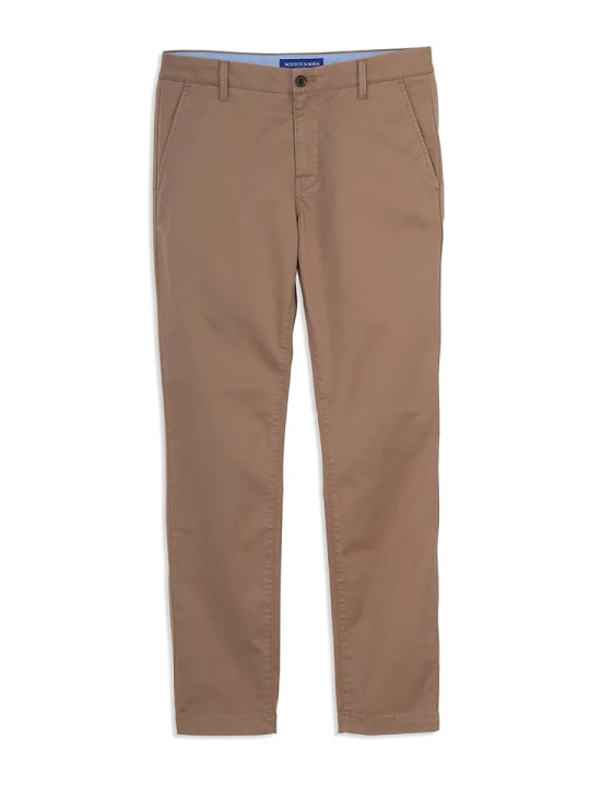 Zdjęcie produktu Scotch & Soda Spodnie chino w kolorze jasnobrązowym rozmiar: W30/L32