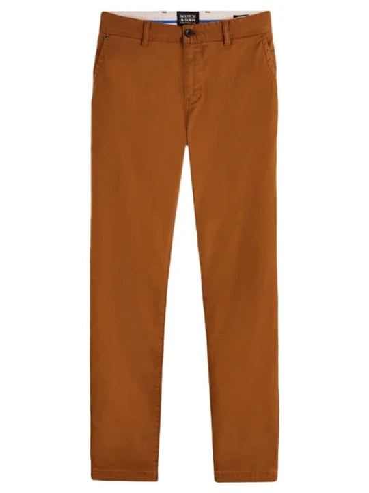 Zdjęcie produktu Scotch & Soda Spodnie chino w kolorze jasnobrązowym rozmiar: W31 / L34