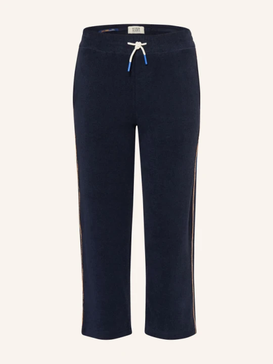 Zdjęcie produktu Scotch & Soda Spodnie Frotte Z Paskami Z Galonu blau