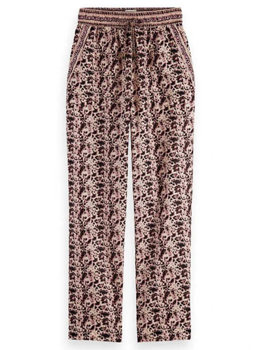 Zdjęcie produktu Scotch & Soda Spodnie w kolorze jasnoróżowo-czarnym rozmiar: XL