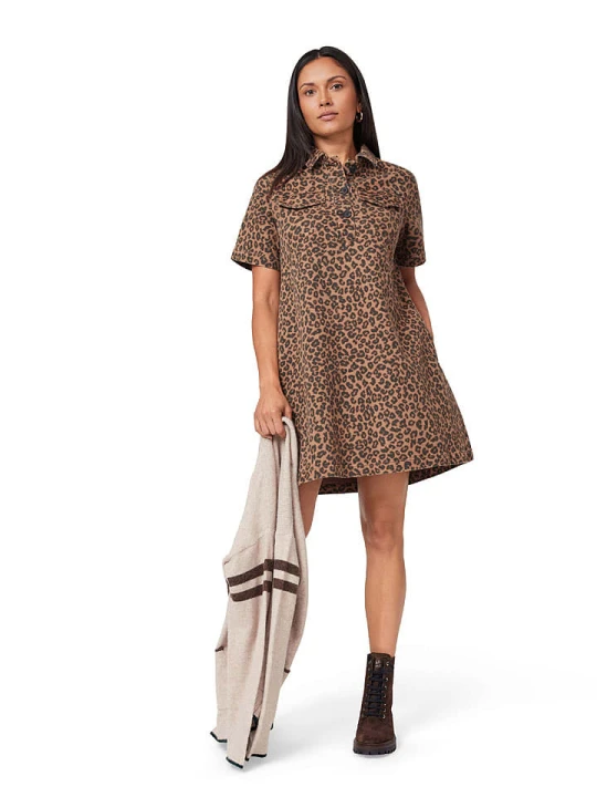 Zdjęcie produktu Scotch & Soda Sukienka w kolorze karmelowo-czarnym rozmiar: L
