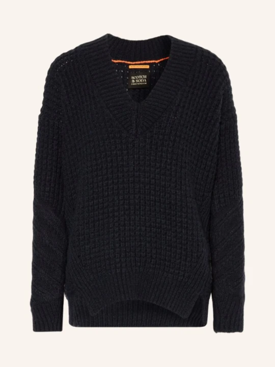 Zdjęcie produktu Scotch & Soda Sweter Oversize blau GRANATOWY