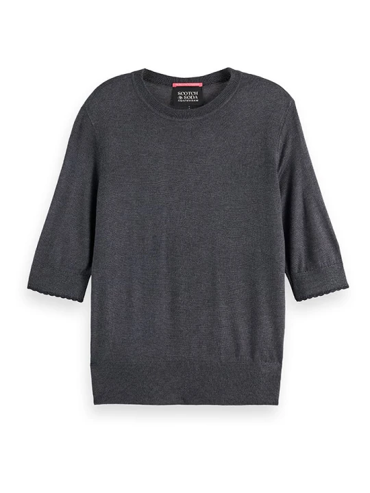 Zdjęcie produktu Scotch & Soda Sweter w kolorze antracytowym rozmiar: XL