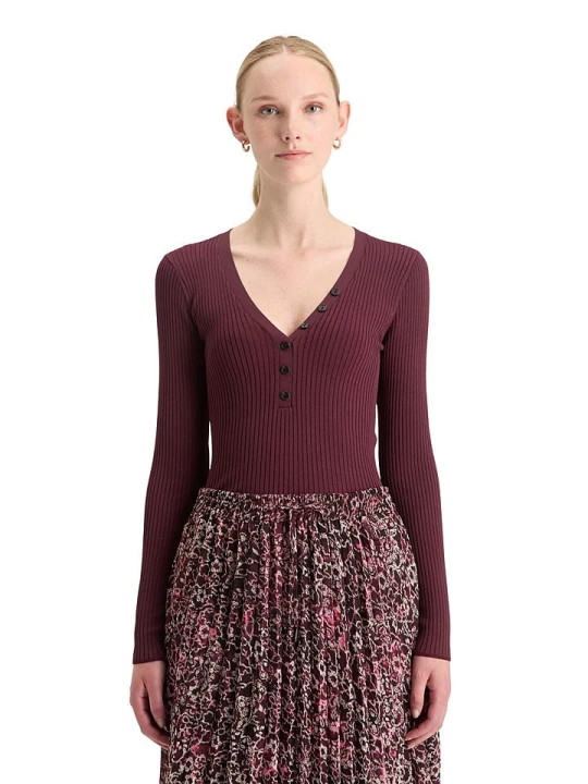 Zdjęcie produktu Scotch & Soda Sweter w kolorze bordowym rozmiar: L