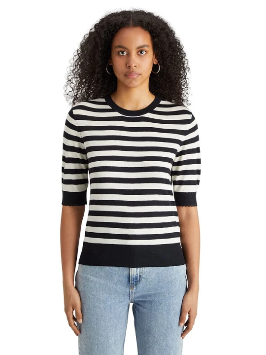 Zdjęcie produktu Scotch & Soda Sweter w kolorze czarno-białym rozmiar: XL
