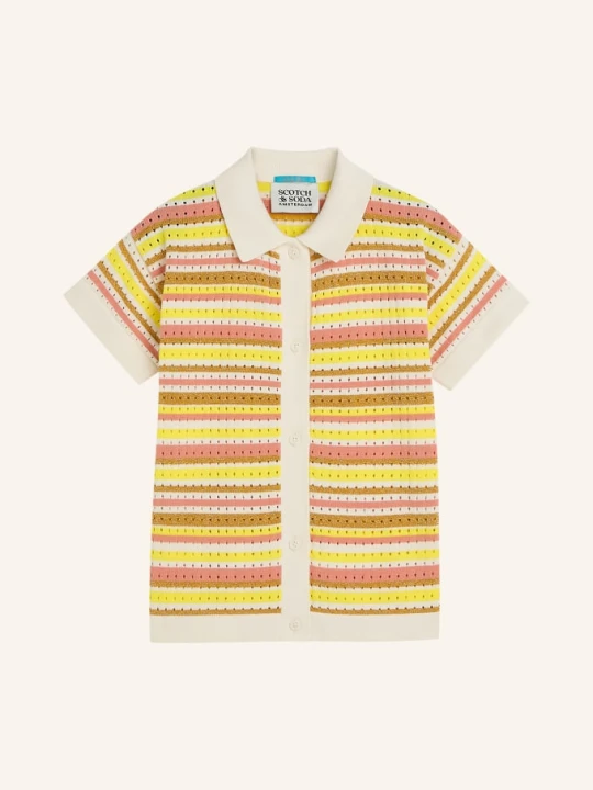 Zdjęcie produktu Scotch & Soda Sweter Z Błyszczącą Przędzą gelb żółty