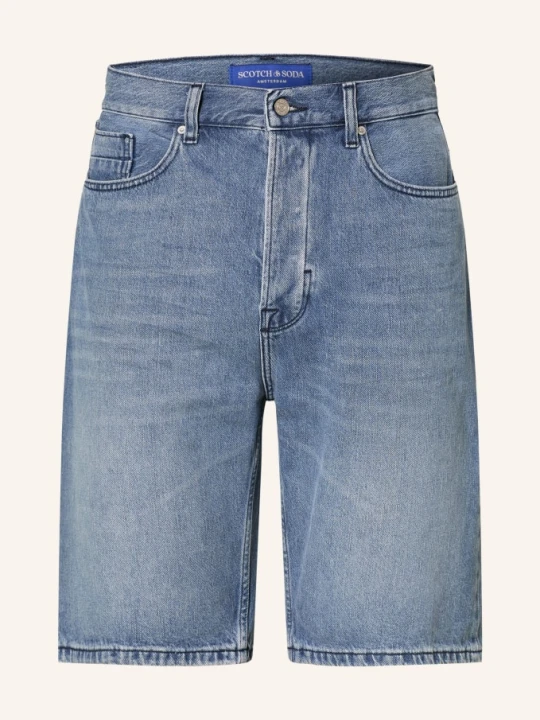Zdjęcie produktu Scotch & Soda Szorty Jeansowe The Pitch Loose Fit blau 410 NAVY