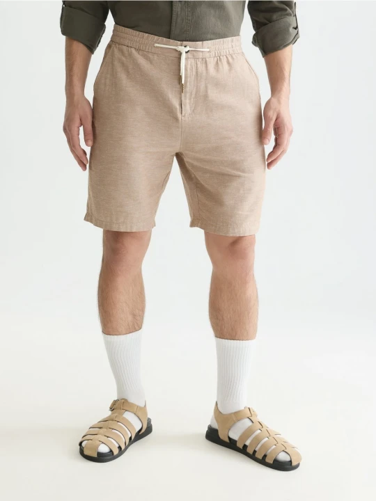 Zdjęcie produktu Scotch & Soda Szorty Mężczyźni Bawełna brązowy