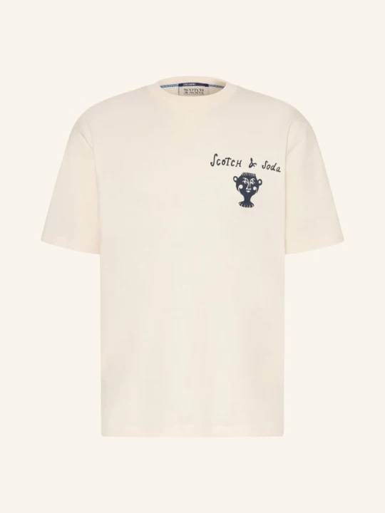Zdjęcie produktu Scotch & Soda T-Shirt weiss KREMOWY