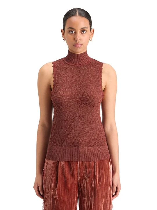 Zdjęcie produktu Scotch & Soda Top w kolorze bordowym rozmiar: L