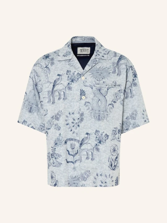 Zdjęcie produktu Scotch & Soda Wzorzysta Koszula O Luźnym Kroju blau