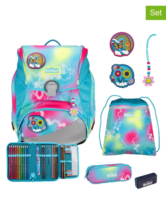 Zdjęcie produktu Scout 5-częściowy zestaw szkolny "Alpha Set Safety Light" - 29 x 40 x 24 cm rozmiar: onesize