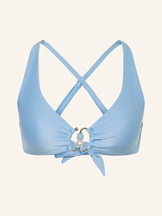 Zdjęcie produktu Seafolly Bralette Bikini Palermo Z Ozdobnymi Perełkami blau