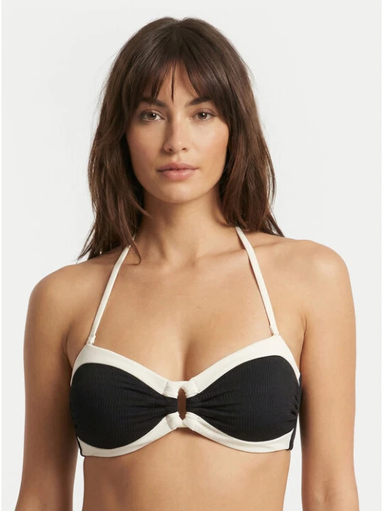 Zdjęcie produktu Seafolly Góra od bikini Band Wave 31577-305 Czarny