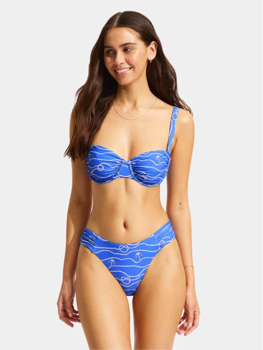 Zdjęcie produktu Seafolly Góra od bikini Set Sail 31470 Niebieski