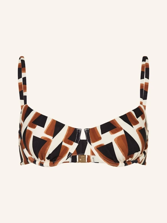 Zdjęcie produktu Seafolly Góra Od Bikini Z Fiszbinami Secret Garden schwarz