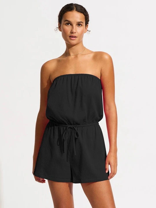 Zdjęcie produktu Seafolly Kombinezon w kolorze czarnym rozmiar: M