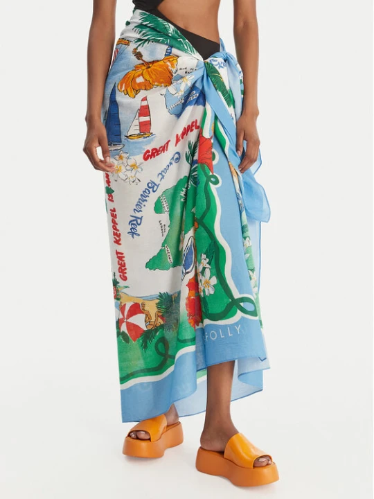 Zdjęcie produktu Seafolly Pareo Viva Vacation 55675-SG Błękitny Niebieski jasny