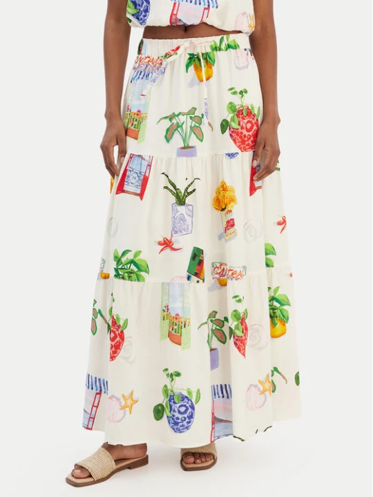 Zdjęcie produktu Seafolly Spódnica maxi La Boca 55650-SK Écru Regular Fit Kremowy