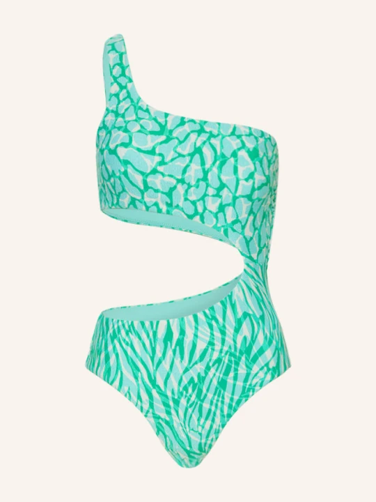 Zdjęcie produktu Seafolly Strój Kąpielowy Na Jedno Ramię Animal Instinct gruen beżowy