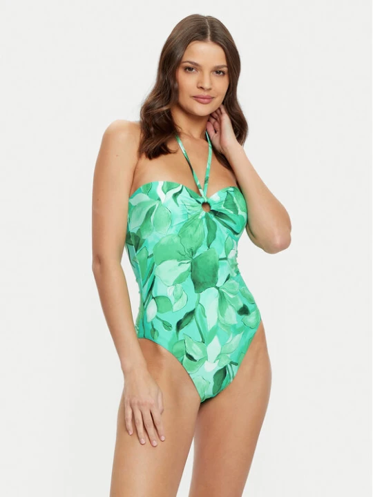 Zdjęcie produktu Seafolly Strój kąpielowy Secret Garden 11124-220 Zielony