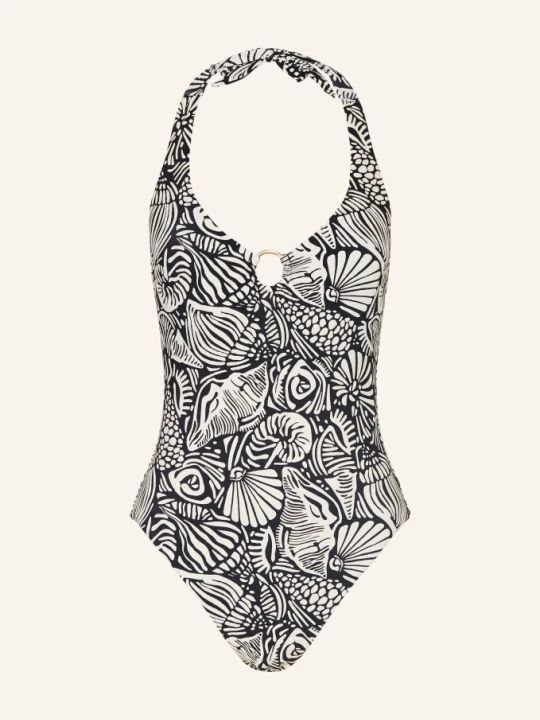 Zdjęcie produktu Seafolly Strój Kąpielowy Z Wiązaniem Na Szyi Shells schwarz
