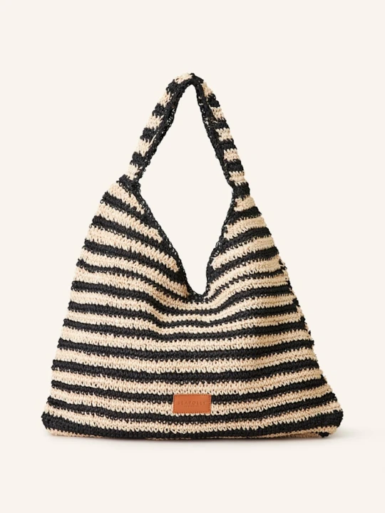 Zdjęcie produktu Seafolly Torba Plażowa Raffia Stripe schwarz