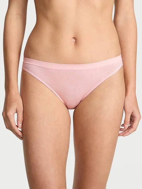 Zdjęcie produktu Seamless Majtki bezszwowe Seamless Bikini Victoria's Secret Różowy