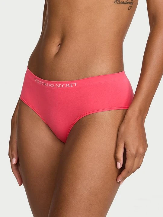 Zdjęcie produktu Seamless Majtki bezszwowe Seamless Hiphugger Victoria's Secret Czerwony