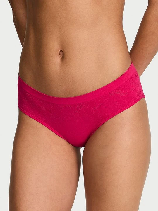 Zdjęcie produktu Seamless Majtki Floral Rib Hiphugger Victoria's Secret Różowy