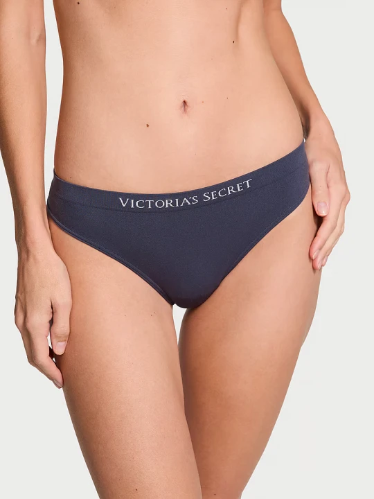 Zdjęcie produktu Seamless Stringi bezszwowe Seamless Victoria's Secret Szary