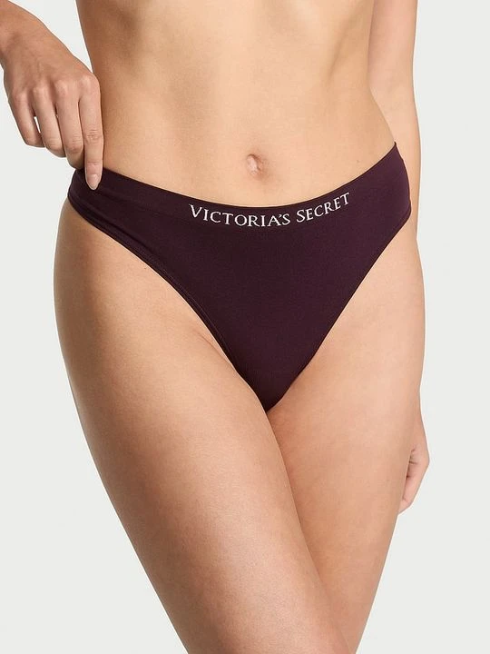 Zdjęcie produktu Seamless Stringi bezszwowe Seamless Victoria's Secret Fioletowy