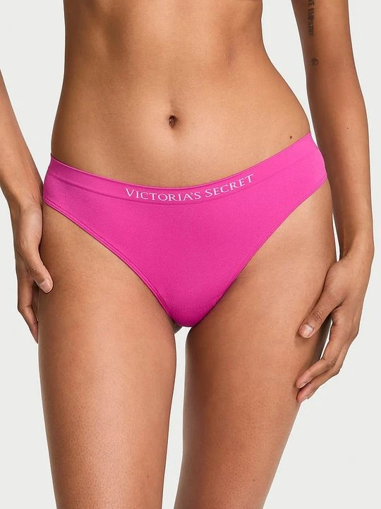Zdjęcie produktu Seamless Stringi bezszwowe Seamless Victoria's Secret Różowy