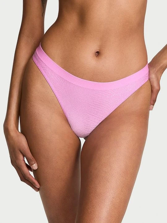 Zdjęcie produktu Seamless Stringi bezszwowe Seamless Victoria's Secret Różowy