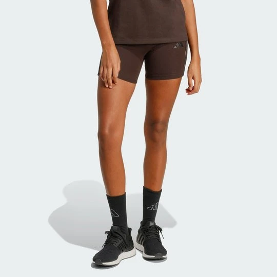 Zdjęcie produktu Seasonal Essentials Leopard Print Biker Shorts with 3-Stripes Adidas