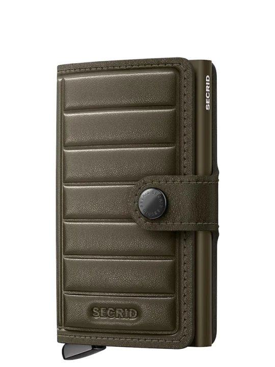 Zdjęcie produktu Secrid portfel RFID skórzany EMBOSS LINES zielony